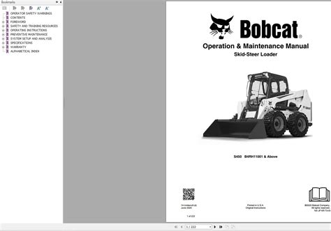 bobcat skid steer 450 owners manual|bobcat s450 tire size.